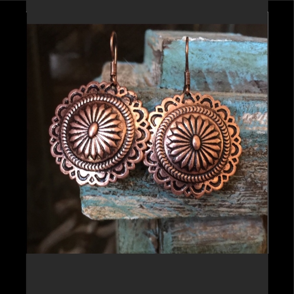 CONCHO COPPER EARRINGS 🎉11/22 HOST PICK❤️